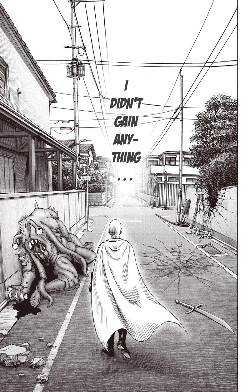 One Punch Man Manga Chapter 76 page 17 - Stagnation and Growth scene