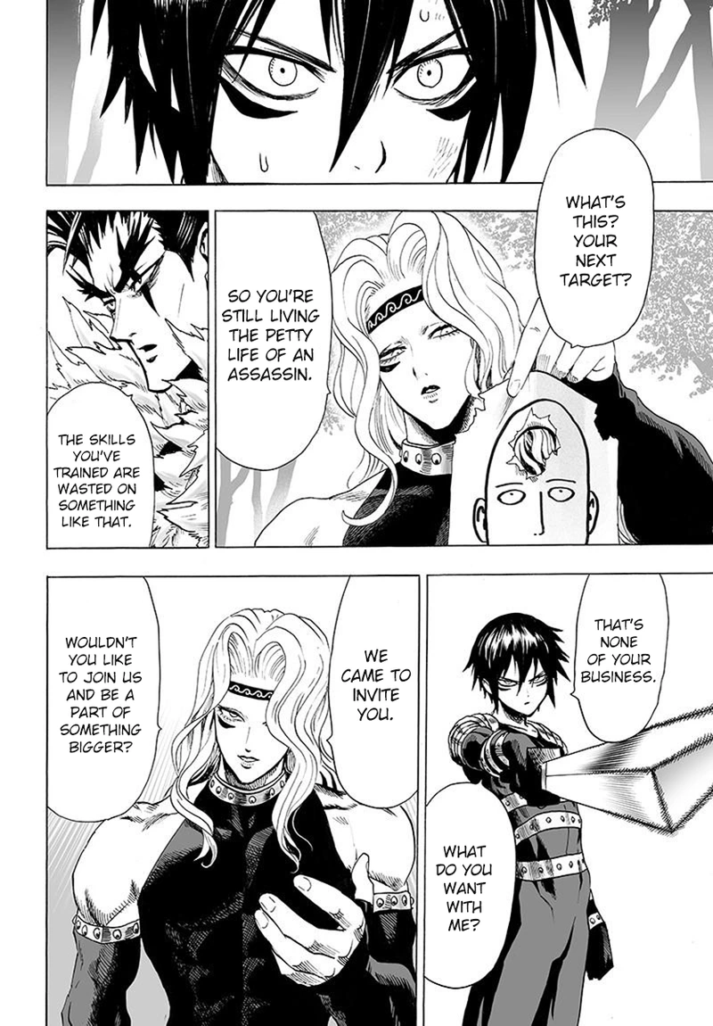 One Punch Man Manga Chapter 78 page 14 - Those Who Move In The Dark scene