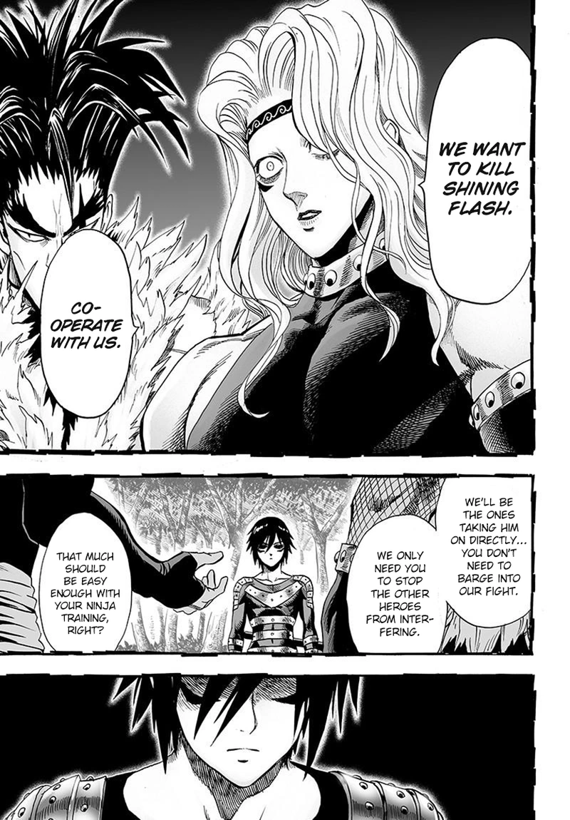 One Punch Man Manga Chapter 78 page 17 - Those Who Move In The Dark scene