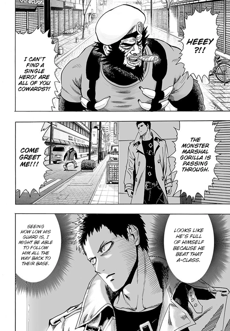 One Punch Man Manga Chapter 78 page 30 - Those Who Move In The Dark scene