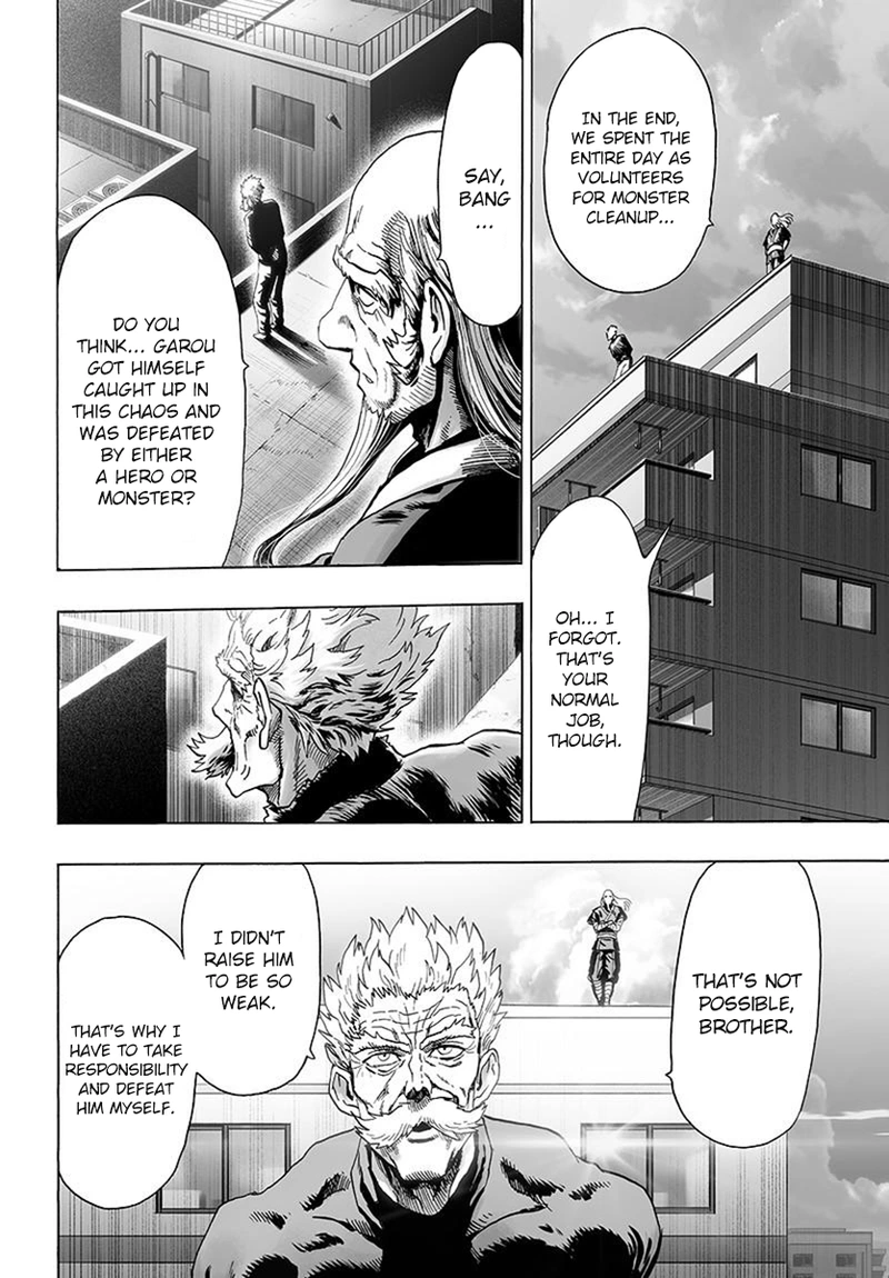 One Punch Man Manga Chapter 78 page 36 - Those Who Move In The Dark scene