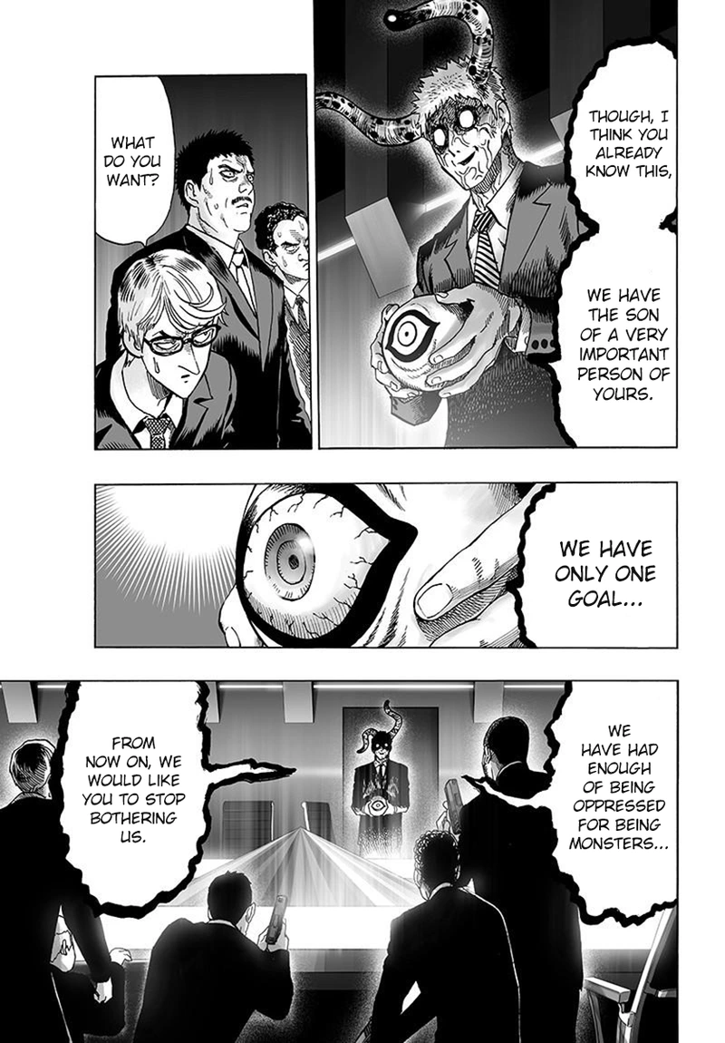 One Punch Man Manga Chapter 79 page 11 - Infinite Combo scene