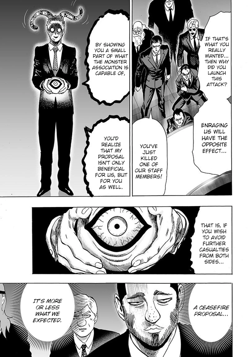 One Punch Man Manga Chapter 79 page 13 - Infinite Combo scene