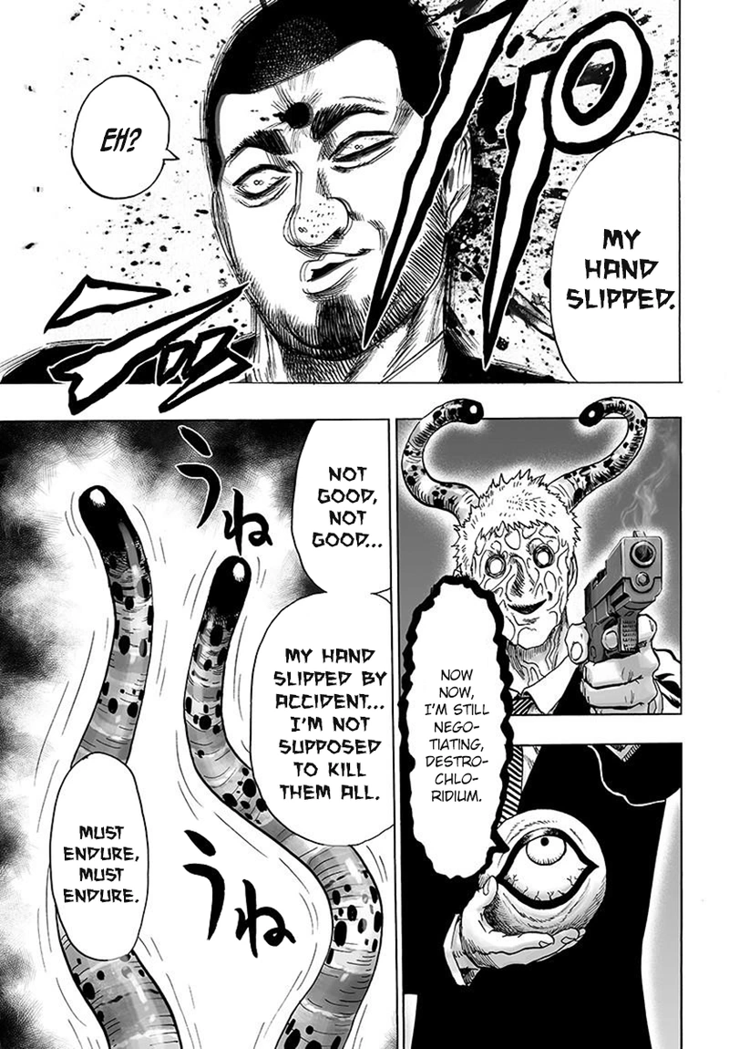 One Punch Man Manga Chapter 79 page 15 - Infinite Combo scene