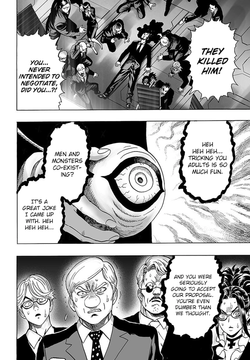 One Punch Man Manga Chapter 79 page 16 - Infinite Combo scene