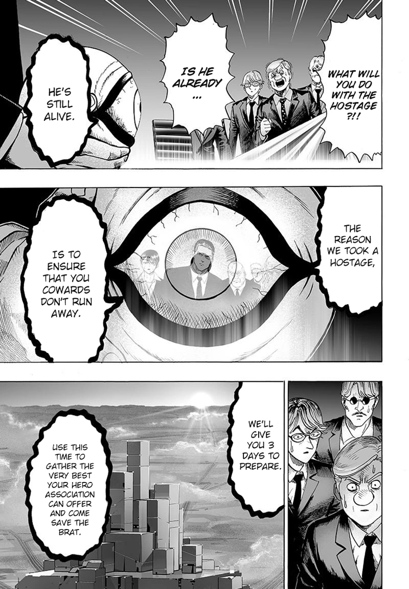 One Punch Man Manga Chapter 79 page 17 - Infinite Combo scene