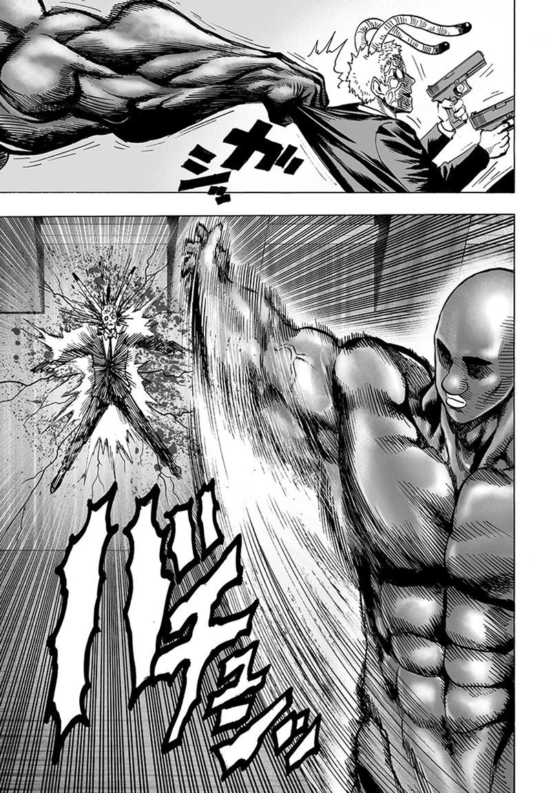 One Punch Man Manga Chapter 79 page 19 - Infinite Combo scene