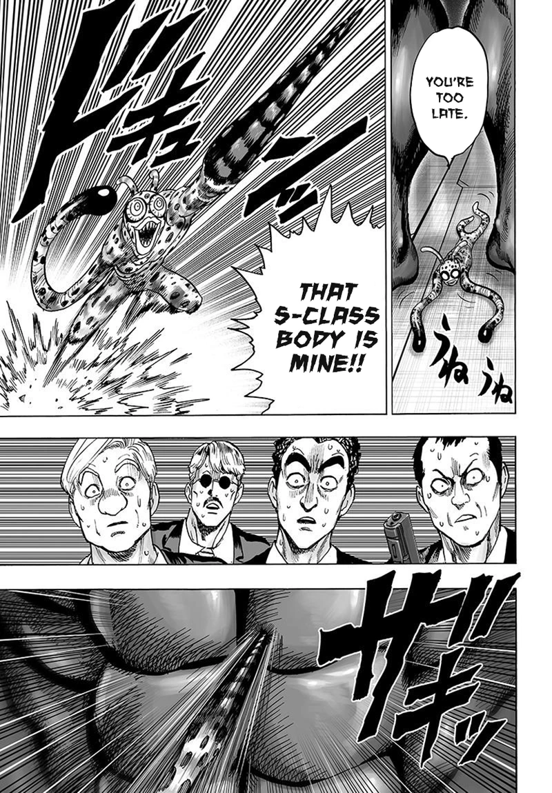 One Punch Man Manga Chapter 79 page 21 - Infinite Combo scene