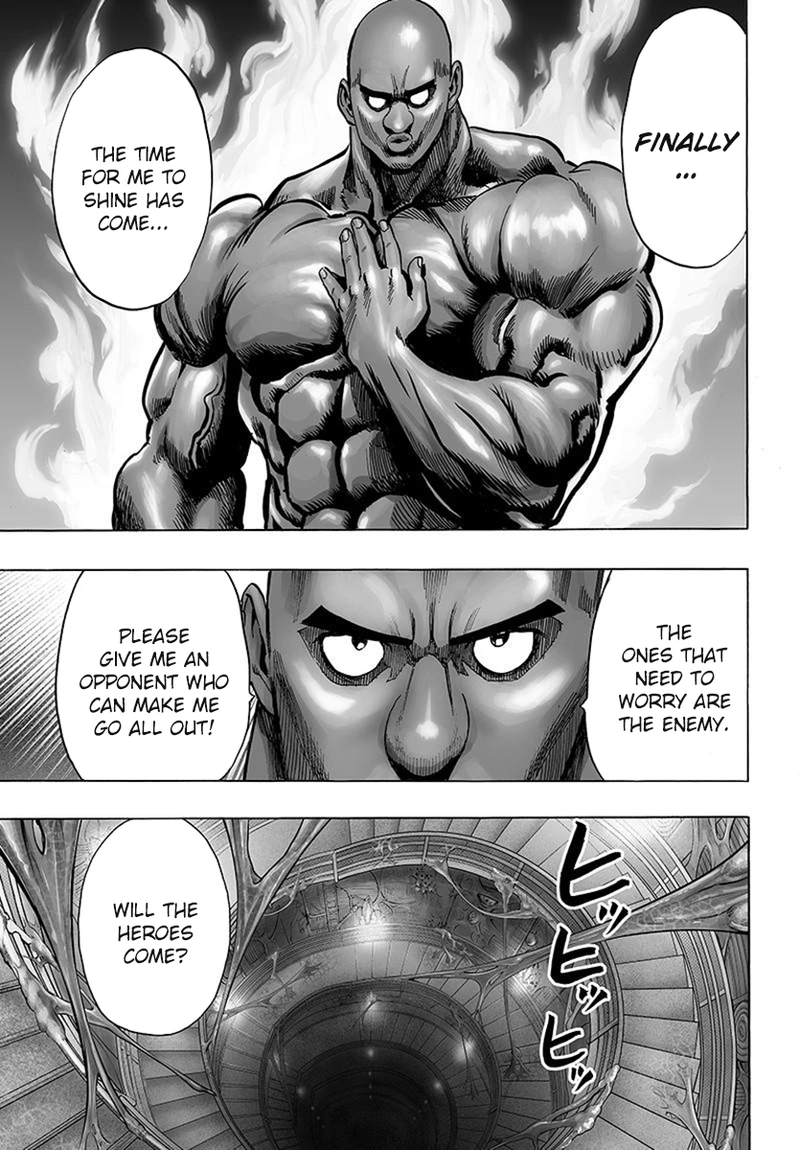 One Punch Man Manga Chapter 79 page 27 - Infinite Combo scene
