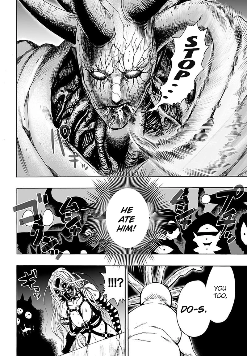 One Punch Man Manga Chapter 79 page 34 - Infinite Combo scene