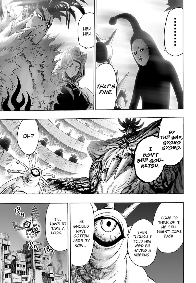 One Punch Man Manga Chapter 79 page 37 - Infinite Combo scene