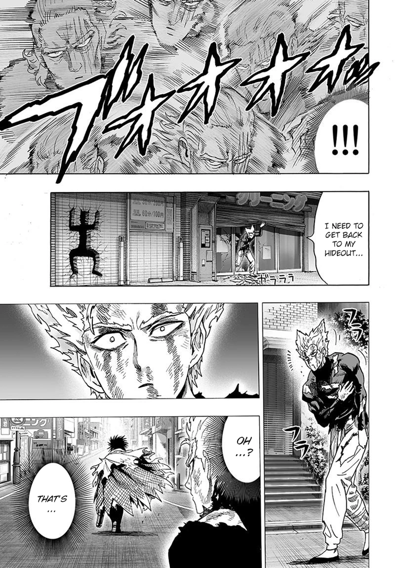 One Punch Man Manga Chapter 79 page 39 - Infinite Combo scene