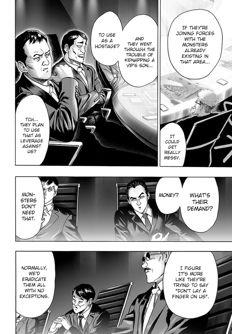 One Punch Man Manga Chapter 79 page 4 - Infinite Combo scene