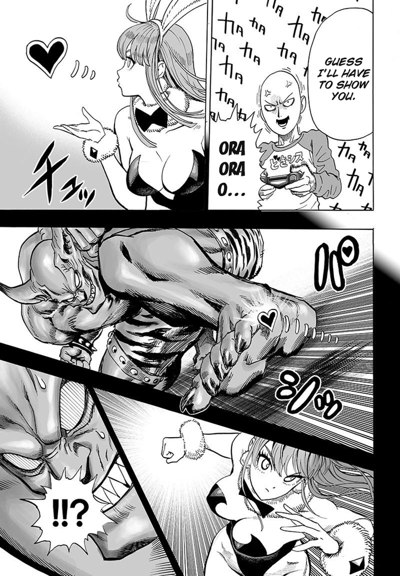 One Punch Man Manga Chapter 79 page 43 - Infinite Combo scene