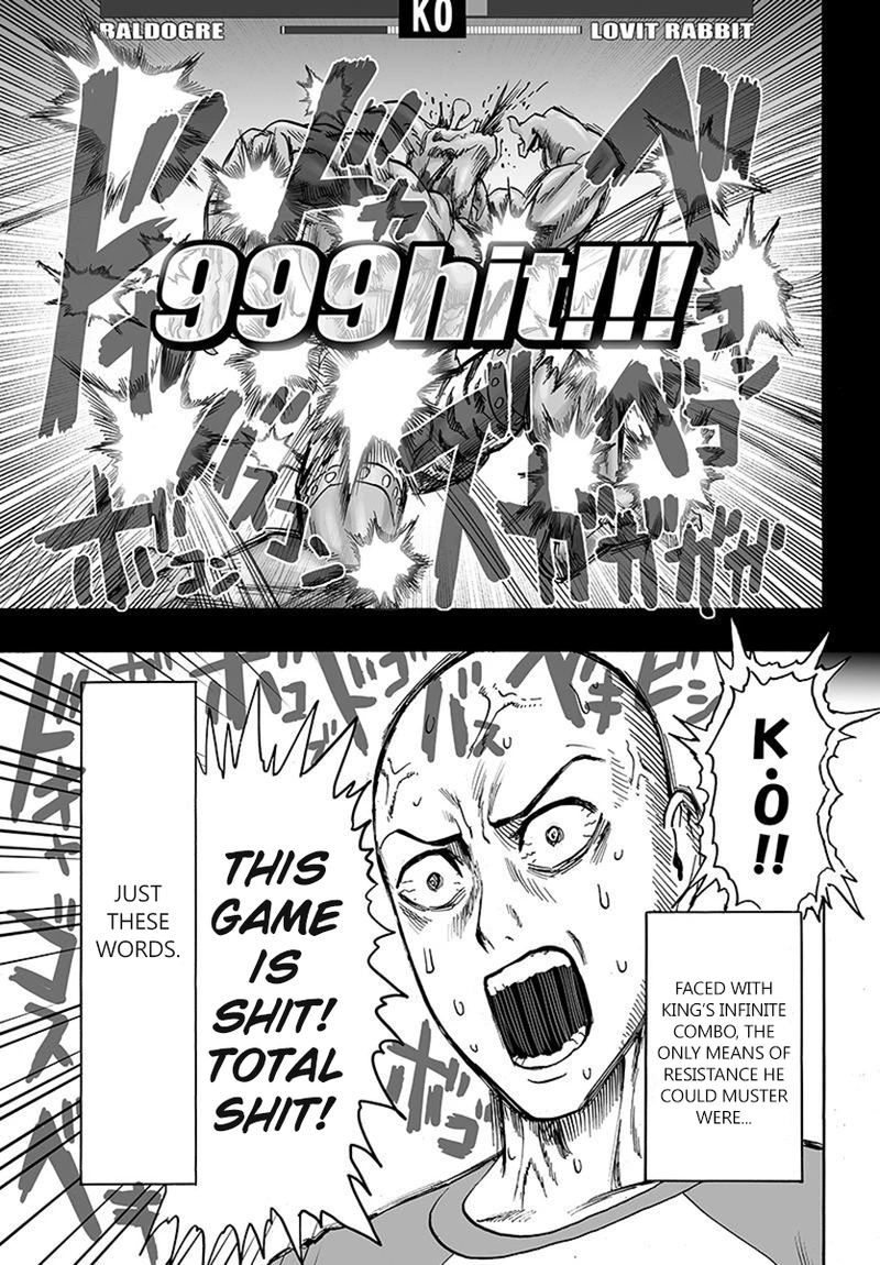 One Punch Man Manga Chapter 79 page 45 - Infinite Combo scene