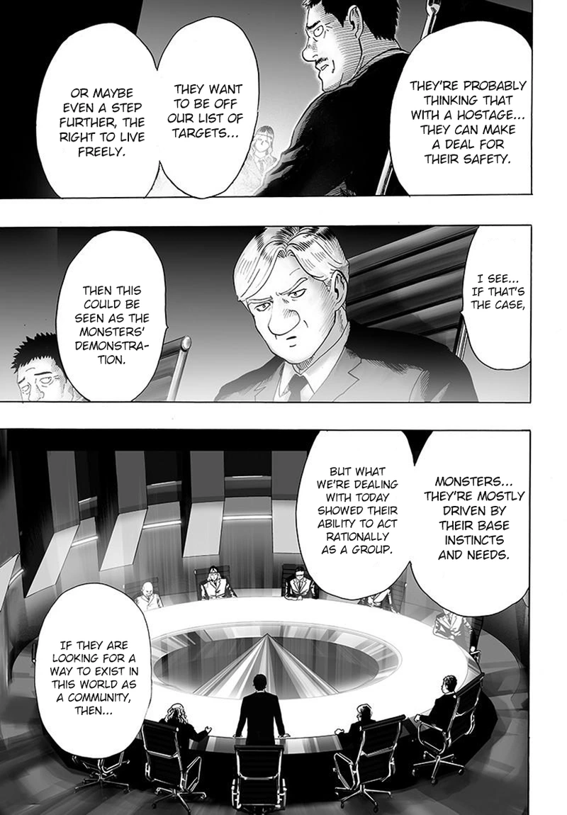 One Punch Man Manga Chapter 79 page 5 - Infinite Combo scene