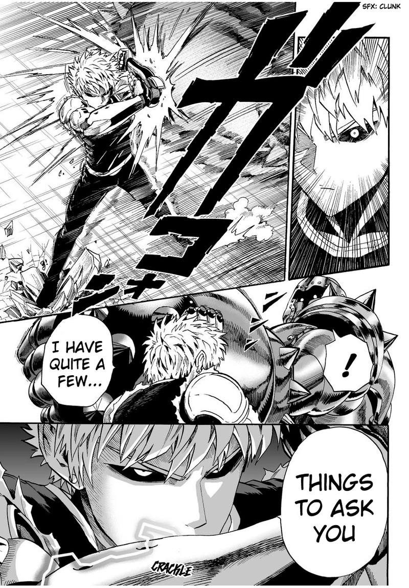 One Punch Man Manga Chapter 8 page 3 - You Mean This Guy? scene