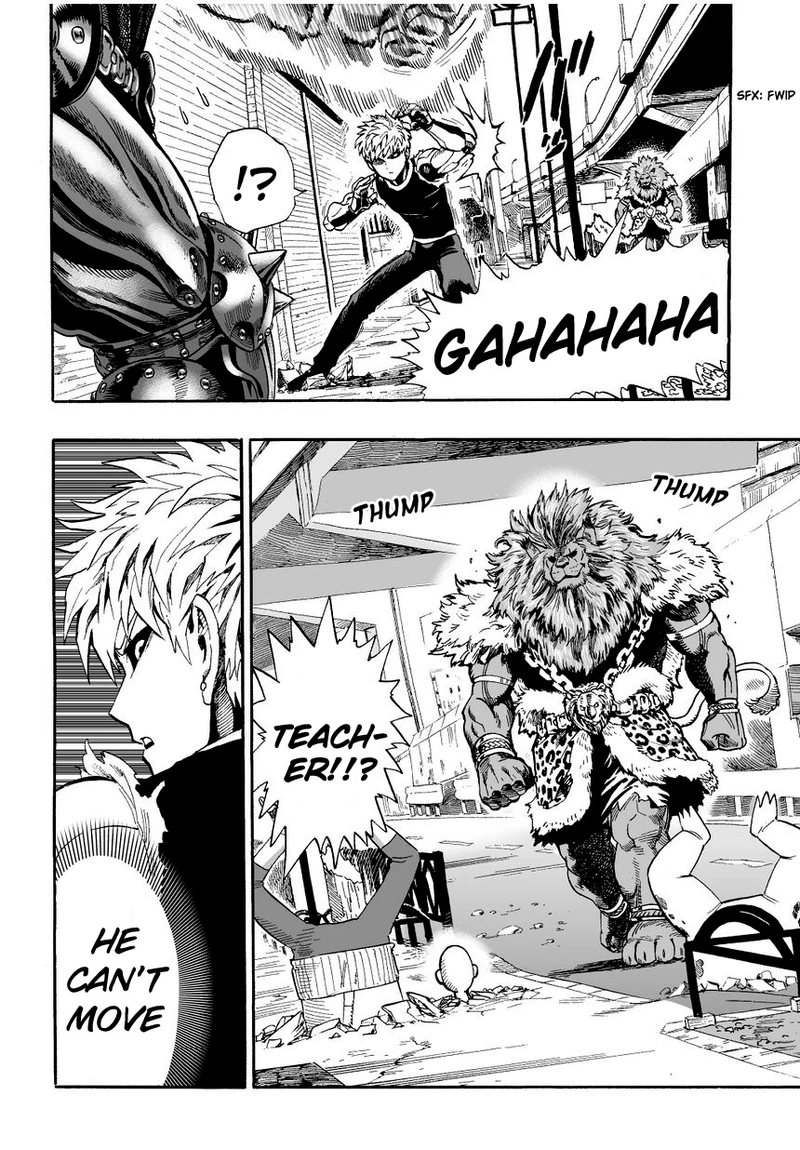 One Punch Man Manga Chapter 8 page 4 - You Mean This Guy? scene