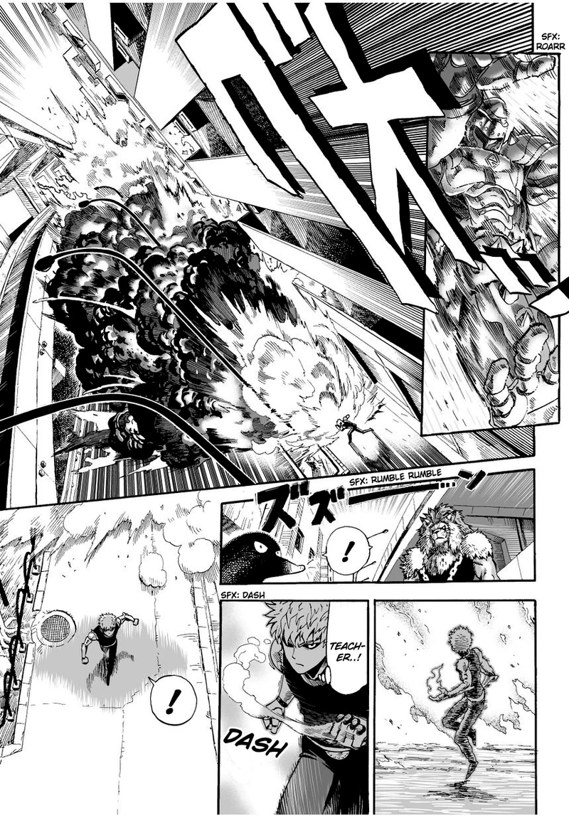One Punch Man Manga Chapter 8 page 7 - You Mean This Guy? scene