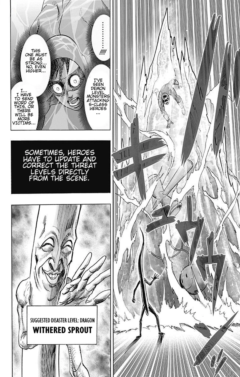 One Punch Man Manga Chapter 80.6 page 11 - Disaster Level | Volume 15 Extras scene
