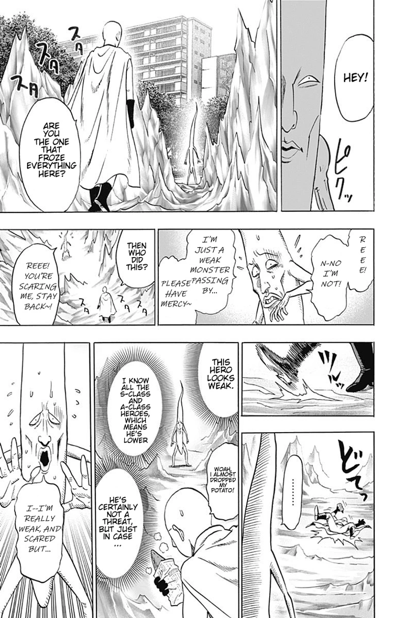 One Punch Man Manga Chapter 80.6 page 12 - Disaster Level | Volume 15 Extras scene