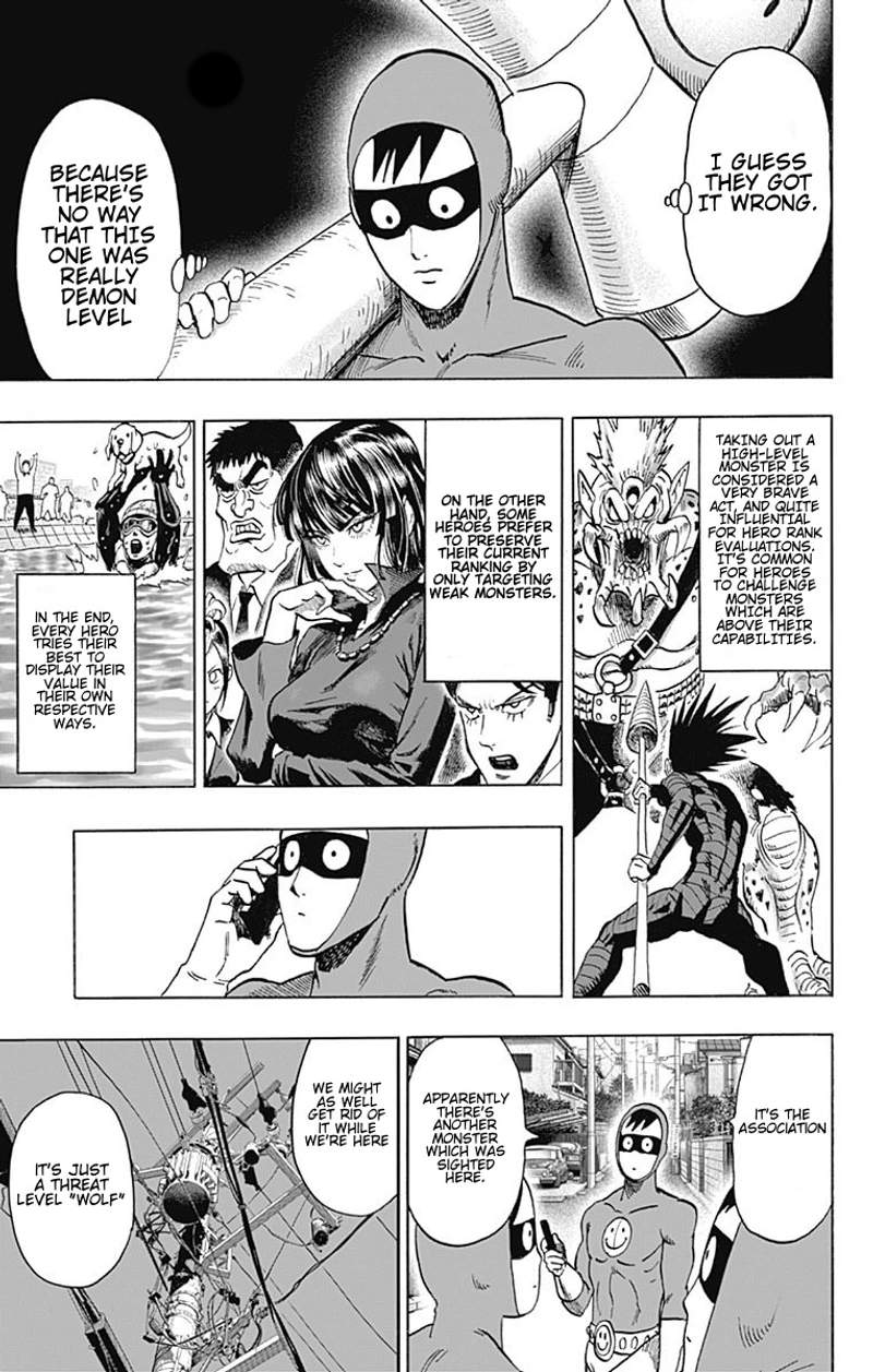 One Punch Man Manga Chapter 80.6 page 6 - Disaster Level | Volume 15 Extras scene