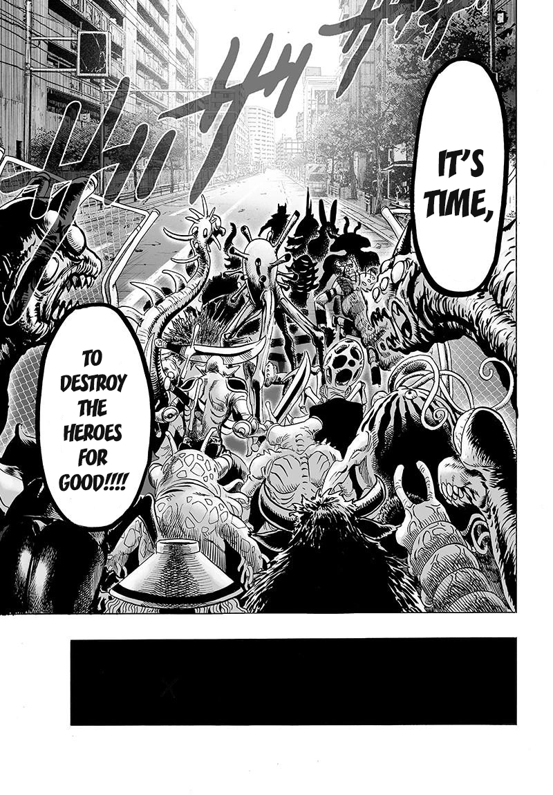 One Punch Man Manga Chapter 80 page 15 - Surrounded scene