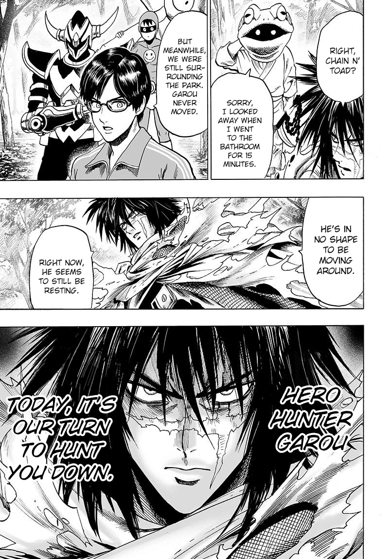 One Punch Man Manga Chapter 80 page 28 - Surrounded scene