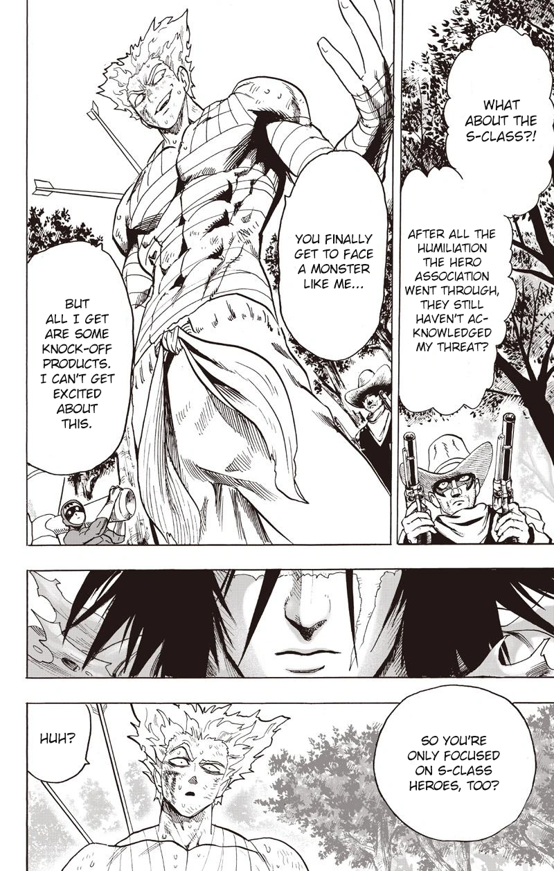 One Punch Man Manga Chapter 81 page 44 - Willpower scene