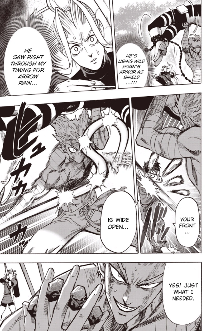 One Punch Man Manga Chapter 82 page 16 - To The Limit scene