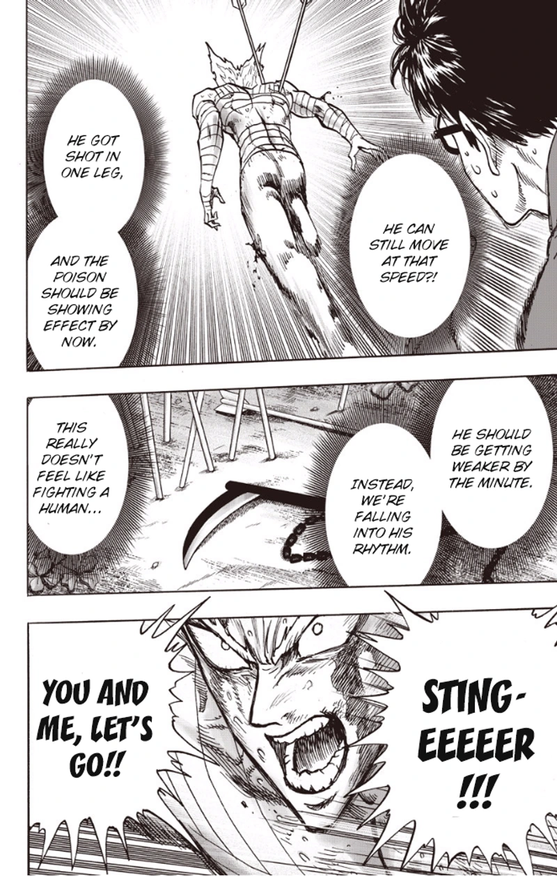 One Punch Man Manga Chapter 82 page 21 - To The Limit scene