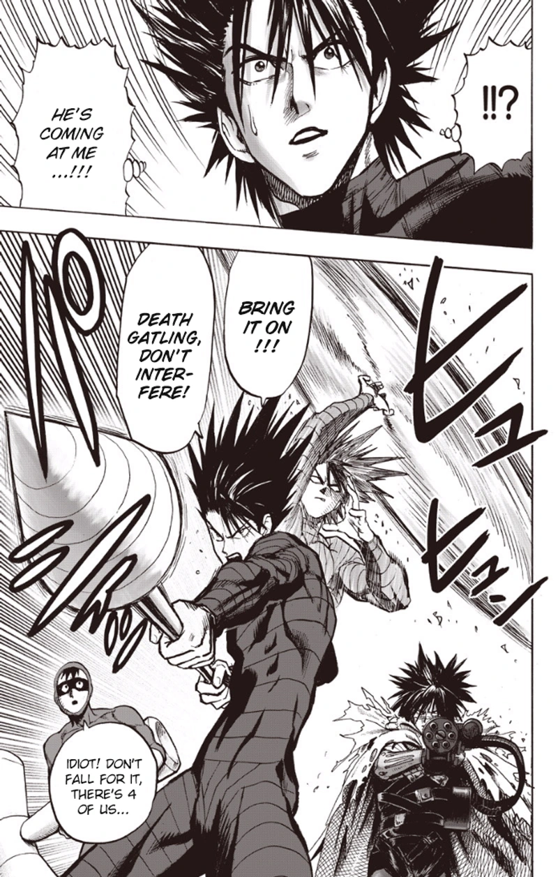 One Punch Man Manga Chapter 82 page 22 - To The Limit scene