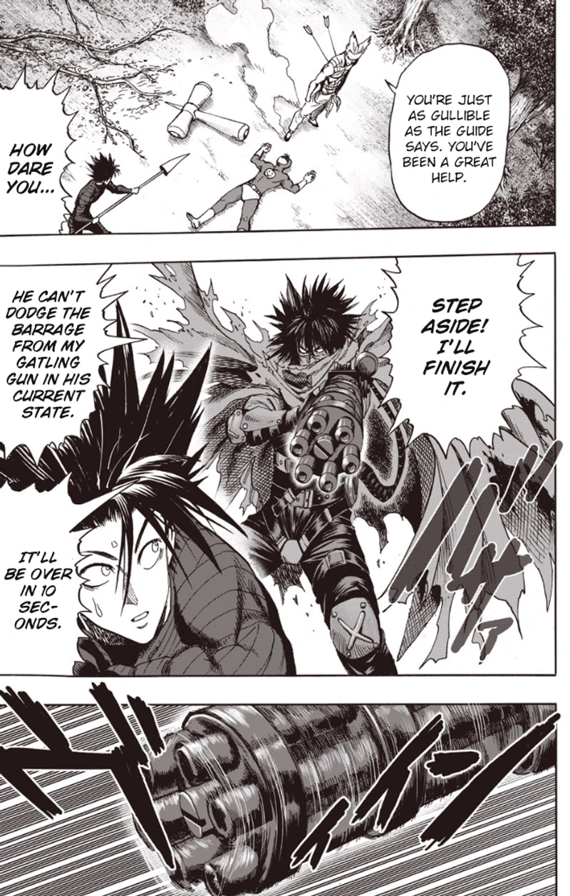 One Punch Man Manga Chapter 82 page 26 - To The Limit scene