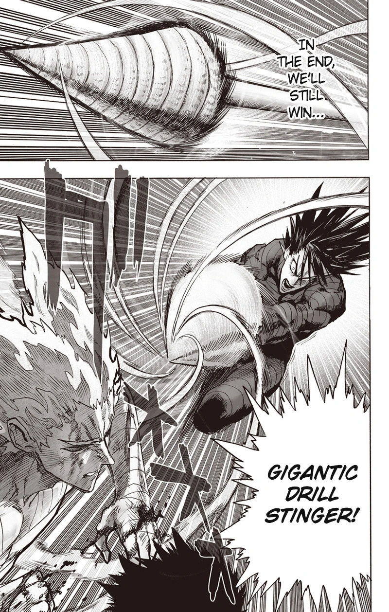 One Punch Man Manga Chapter 82 page 35 - To The Limit scene