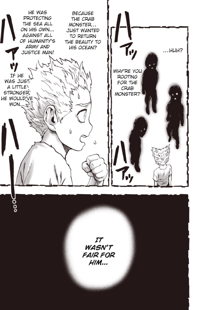 One Punch Man Manga Chapter 82 page 5 - To The Limit scene