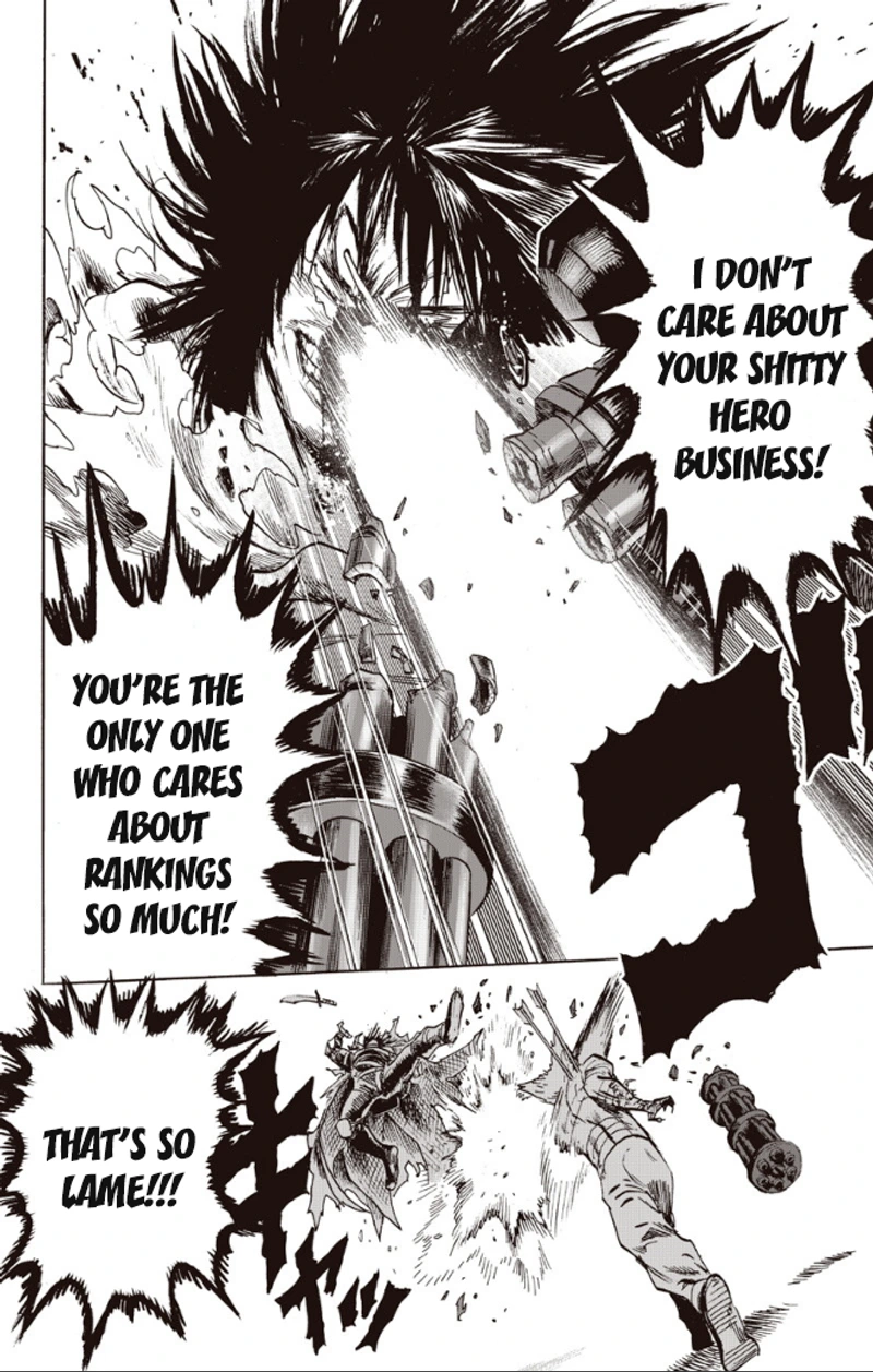 One Punch Man Manga Chapter 82 page 51 - To The Limit scene