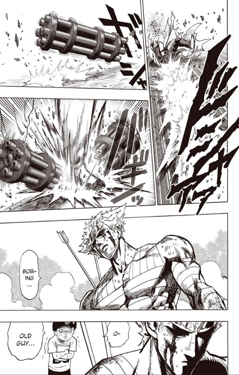 One Punch Man Manga Chapter 82 page 52 - To The Limit scene