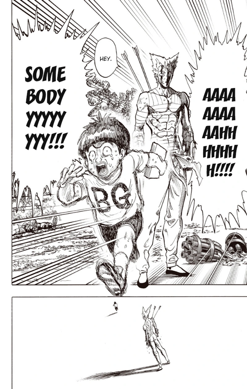 One Punch Man Manga Chapter 82 page 55 - To The Limit scene
