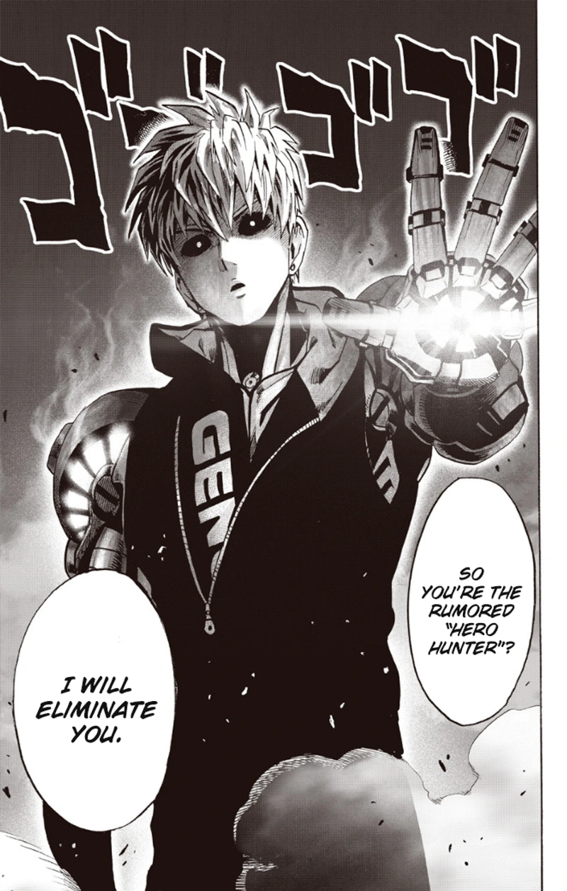 One Punch Man Manga Chapter 82 page 58 - To The Limit scene