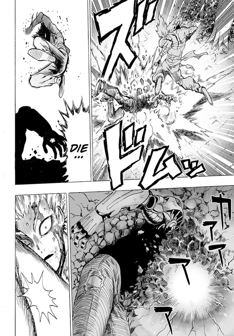 One Punch Man Manga Chapter 83 page 10 - The Cruel Staircase scene