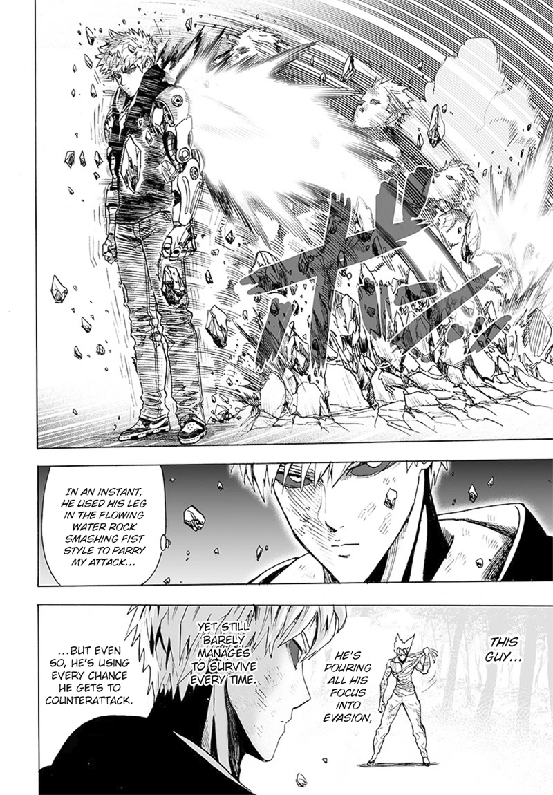 One Punch Man Manga Chapter 83 page 12 - The Cruel Staircase scene