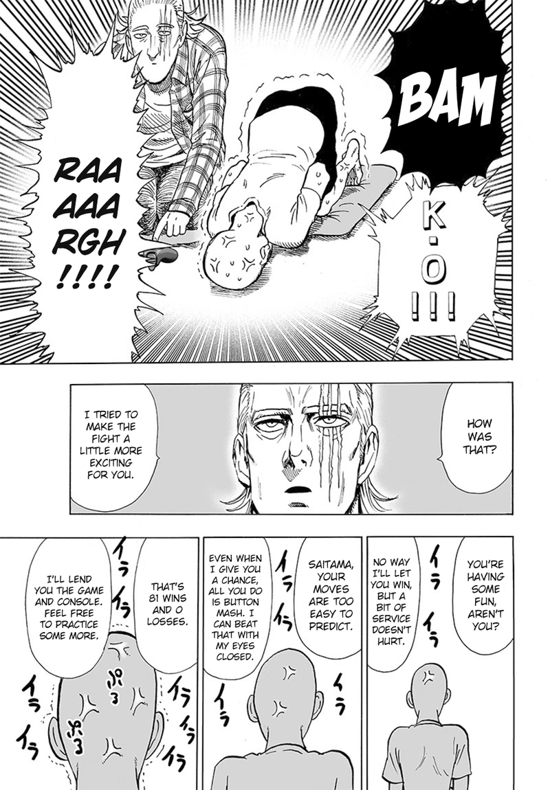 One Punch Man Manga Chapter 83 page 15 - The Cruel Staircase scene