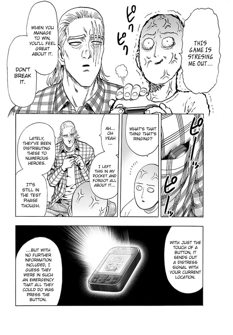 One Punch Man Manga Chapter 83 page 16 - The Cruel Staircase scene