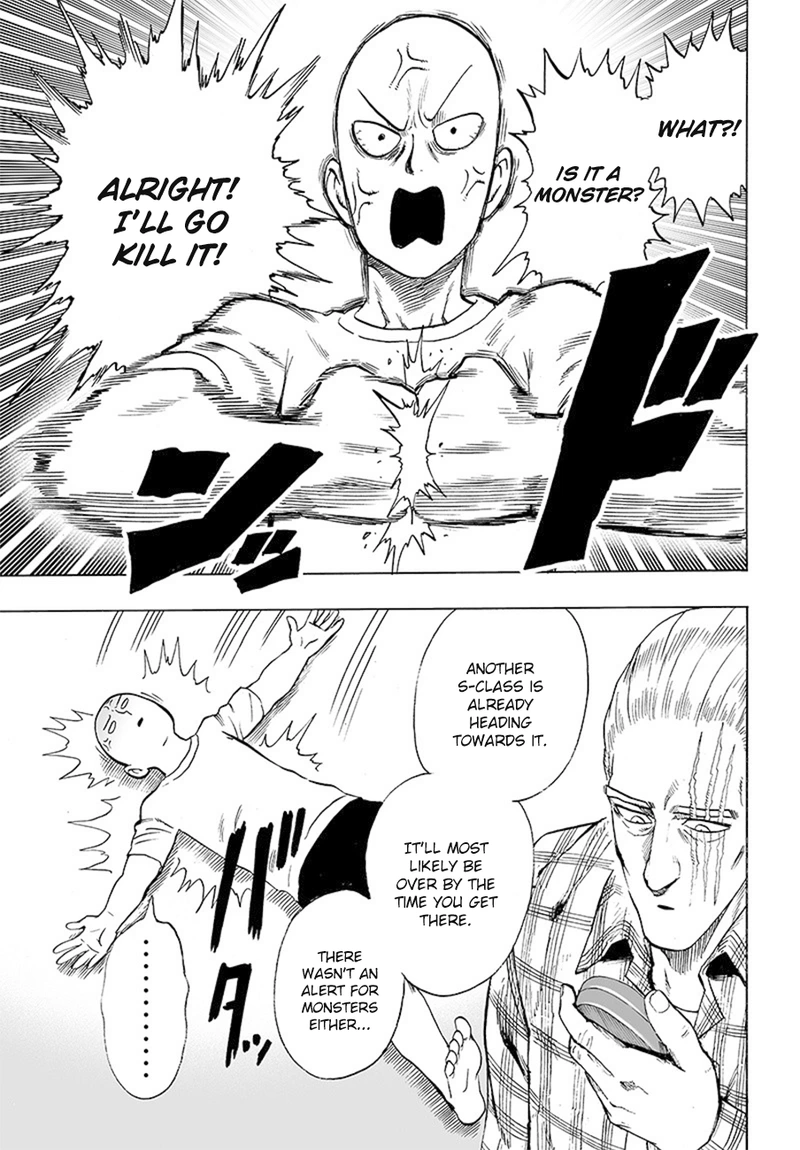 One Punch Man Manga Chapter 83 page 17 - The Cruel Staircase scene