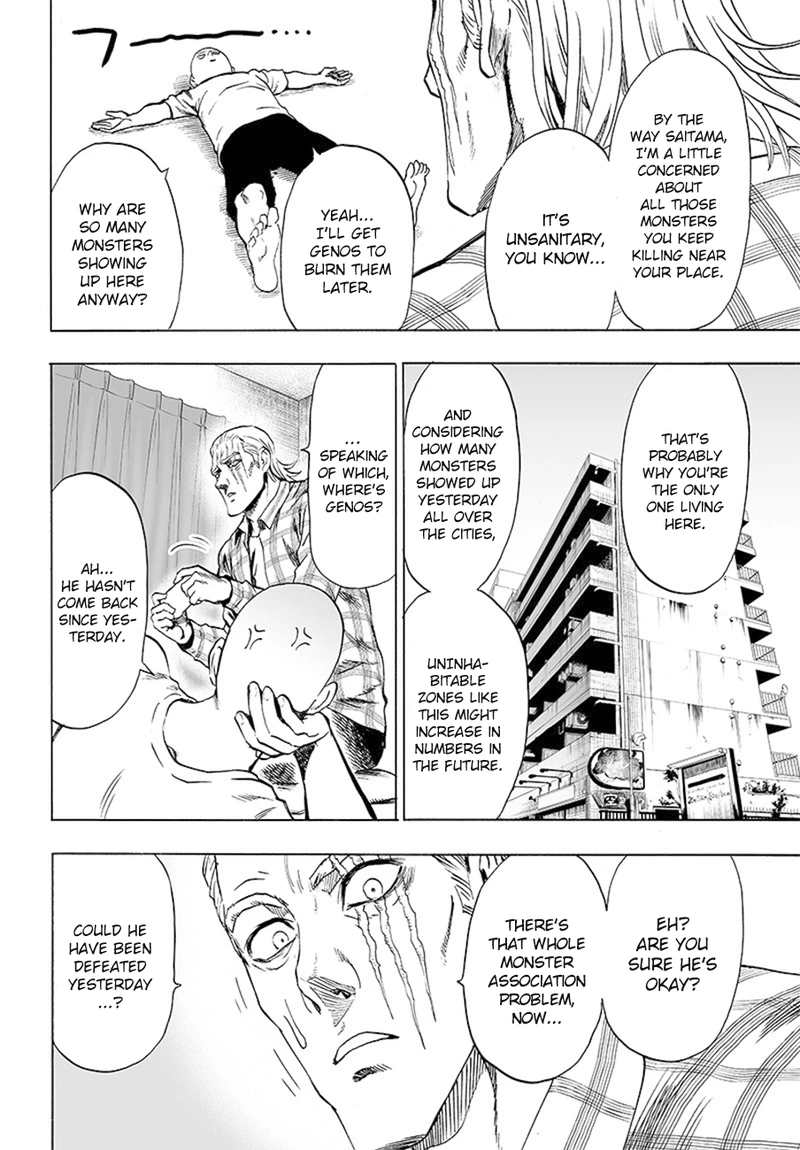 One Punch Man Manga Chapter 83 page 18 - The Cruel Staircase scene
