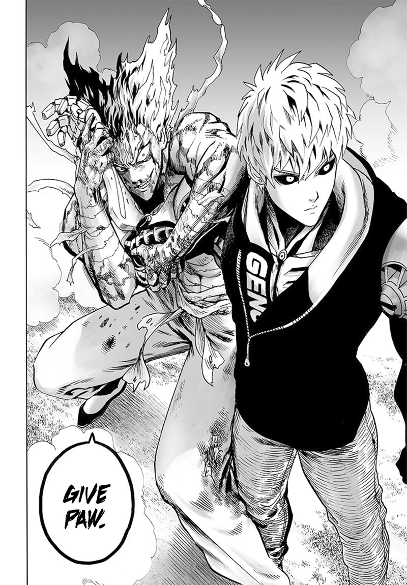 One Punch Man Manga Chapter 83 page 24 - The Cruel Staircase scene