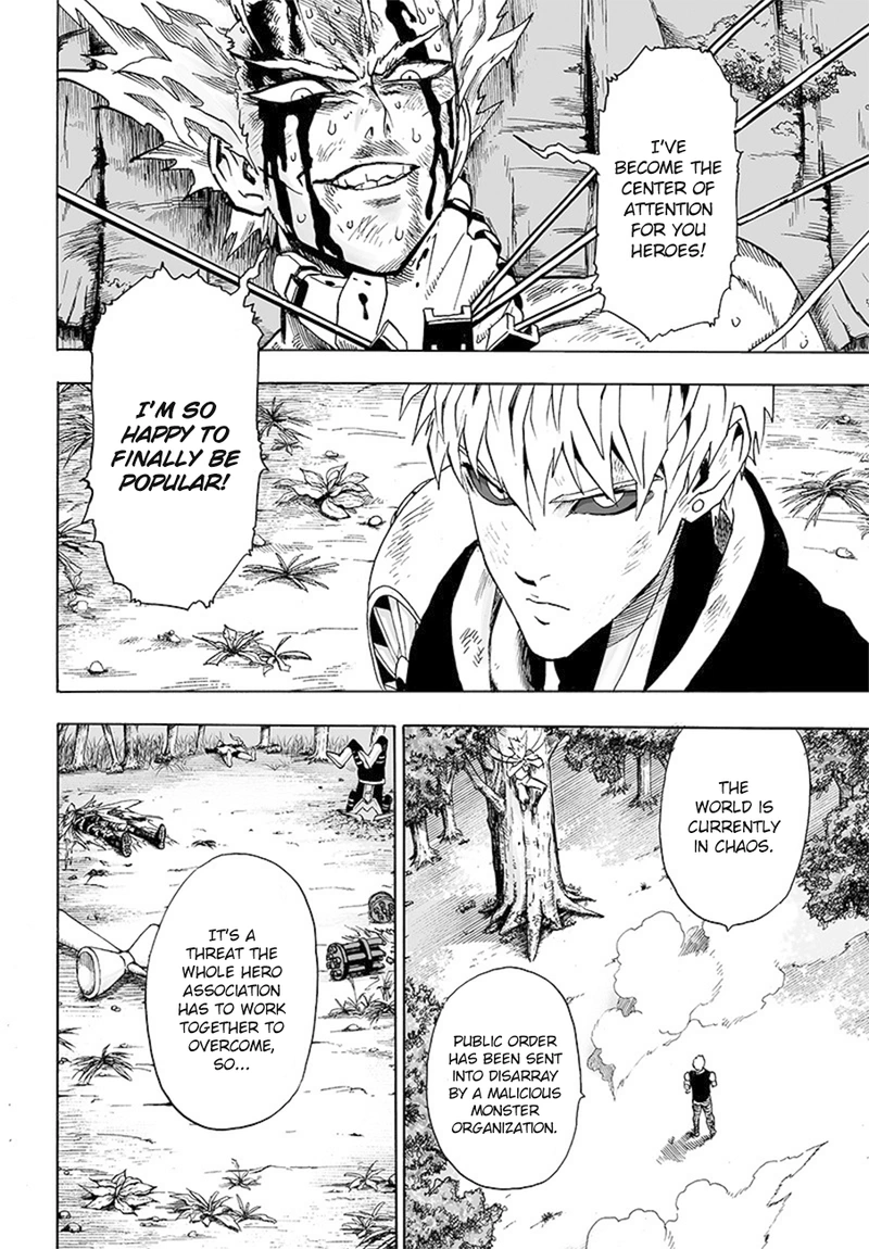 One Punch Man Manga Chapter 83 page 28 - The Cruel Staircase scene