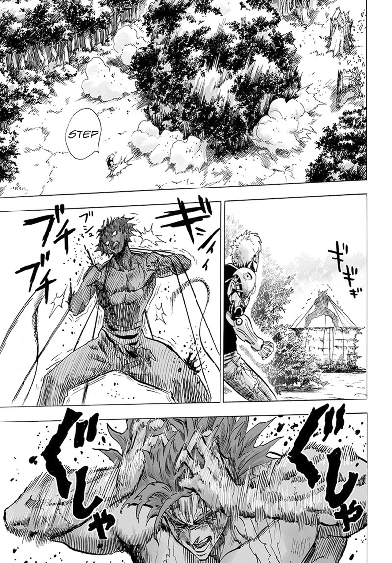 One Punch Man Manga Chapter 83 page 33 - The Cruel Staircase scene