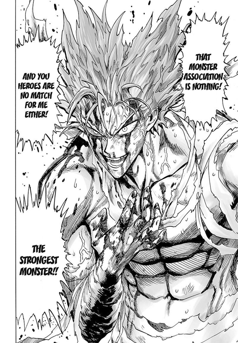 One Punch Man Manga Chapter 83 page 34 - The Cruel Staircase scene