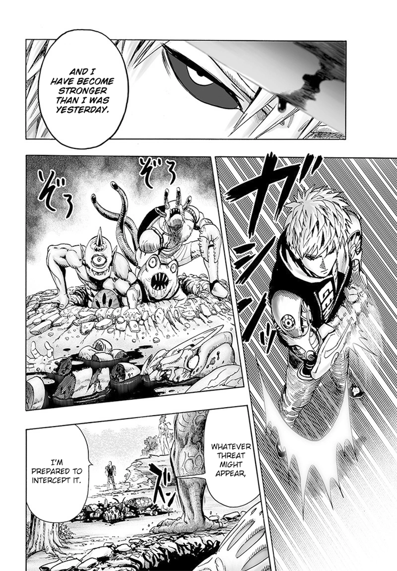 One Punch Man Manga Chapter 83 page 41 - The Cruel Staircase scene